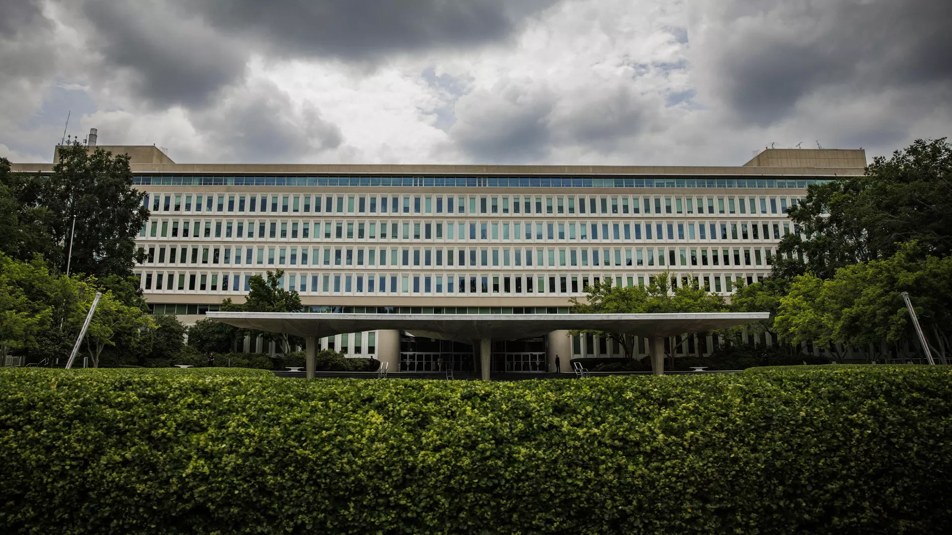 Fotografía de la sede de la Agencia Central de Inteligencia (CIA) en Langley, Virginia.