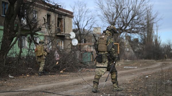 Los militares rusos en la ciudad de Avdéyevka - Sputnik Mundo