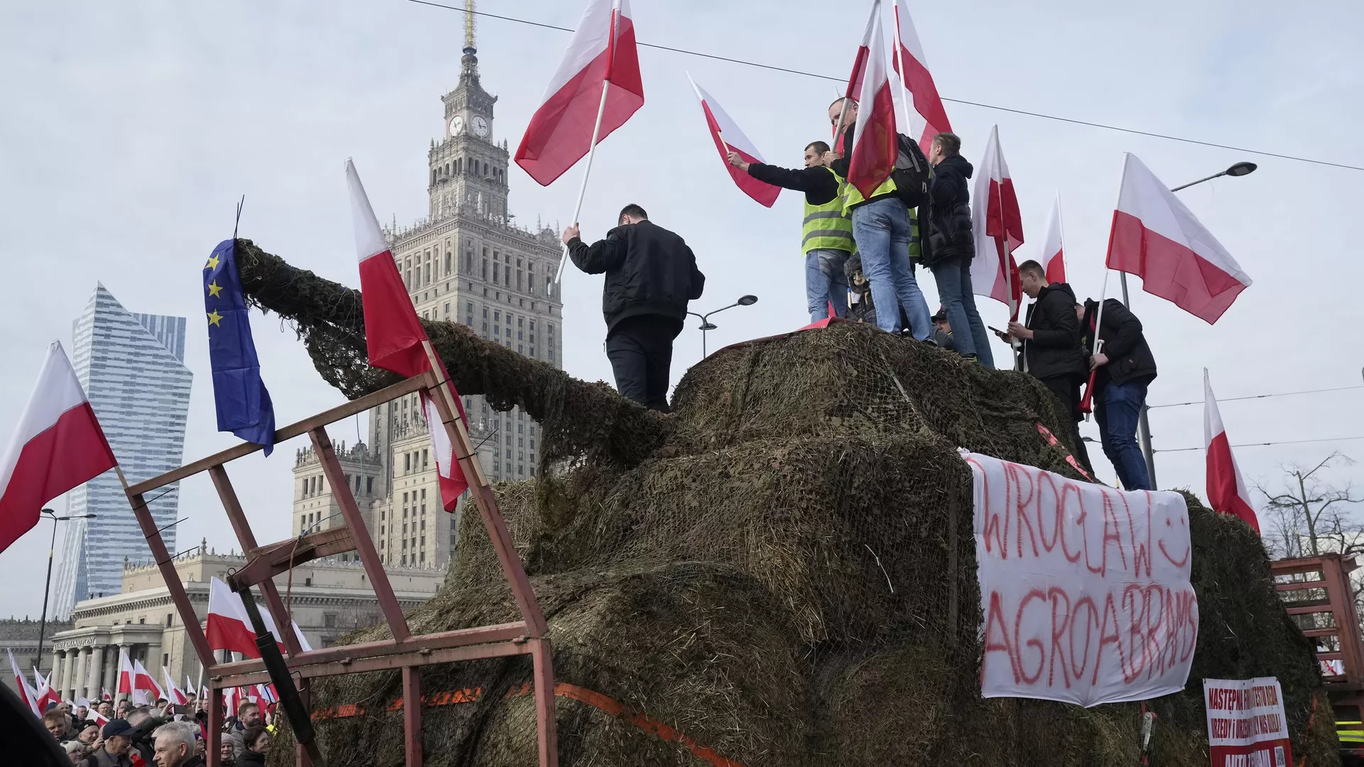 Protestas de los agricultores en Polonia
