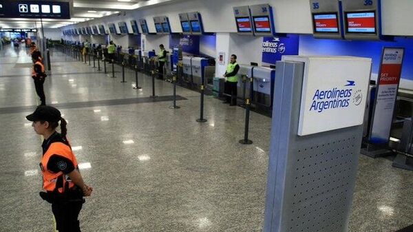 Un paro en el aeropuerto (imagen referencial) - Sputnik Mundo