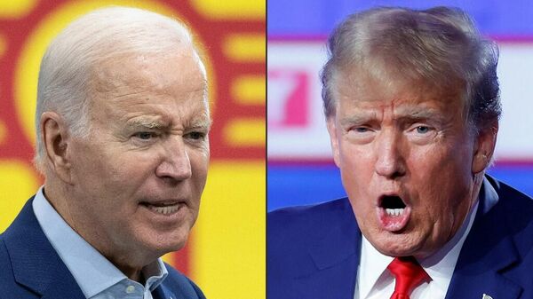 Joe Biden y Donald Trump - Sputnik Mundo