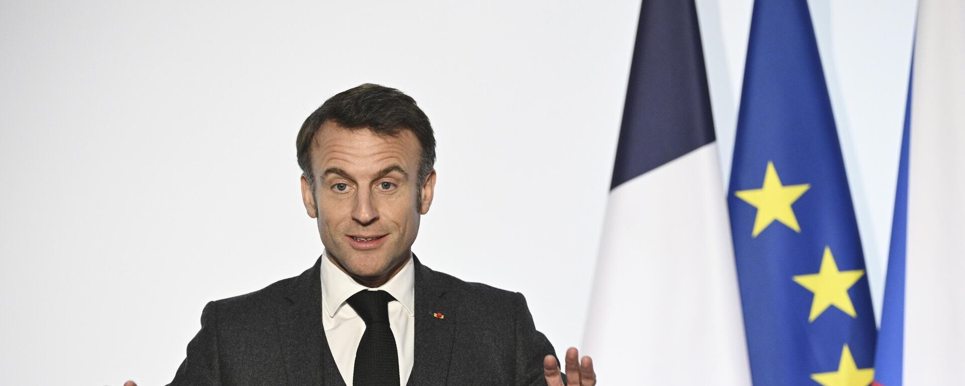 Emmanuel Macron, el presidente de Francia - Sputnik Mundo, 1920, 28.03.2024