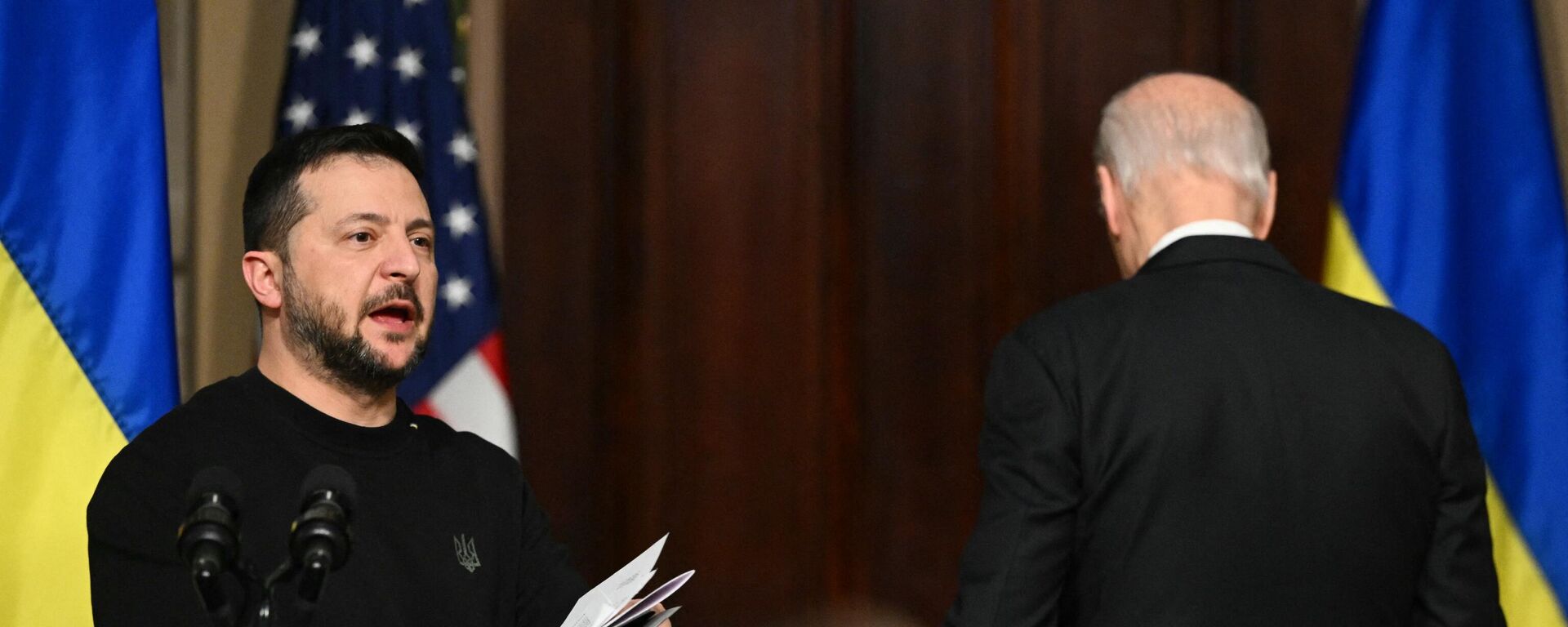 Volodímir Zelenski y Joe Biden - Sputnik Mundo, 1920, 09.03.2024