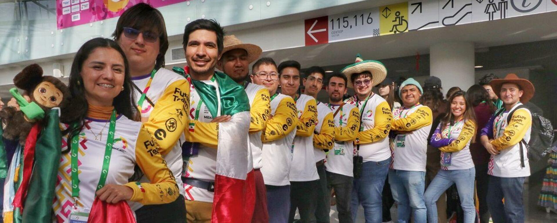 Una delegación mexicana participó en el Festival Mundial de la Juventud 2024, realizado en el territorio federal de Sirius, Rusia. - Sputnik Mundo, 1920, 15.03.2024