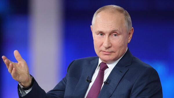 Vladímir Putin, presidente de Rusia - Sputnik Mundo