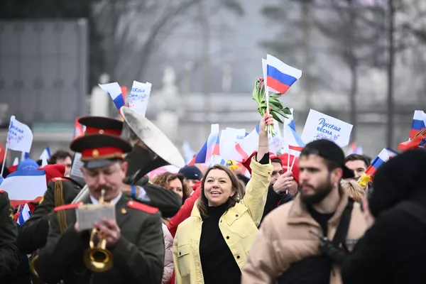 El desfile Crimea - Sebastopol - Rusia PARA SIEMPRE se celebra en Moscú, Rusia. El desfile Crimea - Sebastopol - Rusia PARA SIEMPRE se celebra en Moscú, Rusia. - Sputnik Mundo