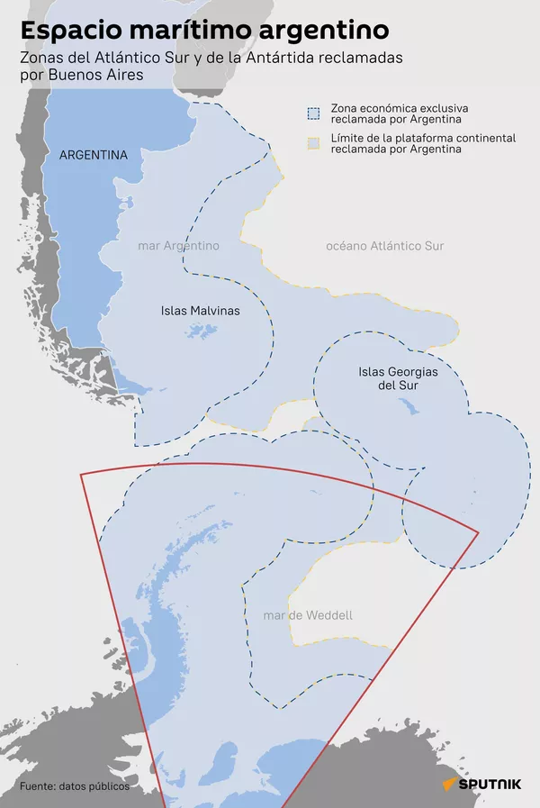 Espacio marítimo argentino - Sputnik Mundo