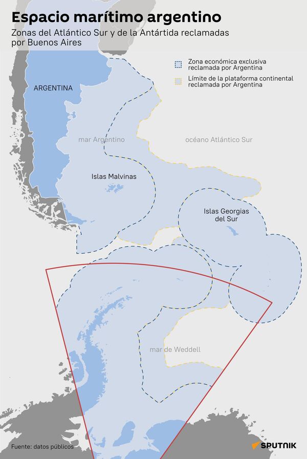 Espacio marítimo argentino - Sputnik Mundo