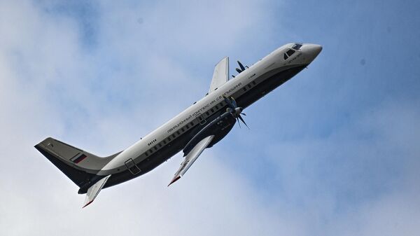 El avión de pasajeros ruso Il-114-300 - Sputnik Mundo