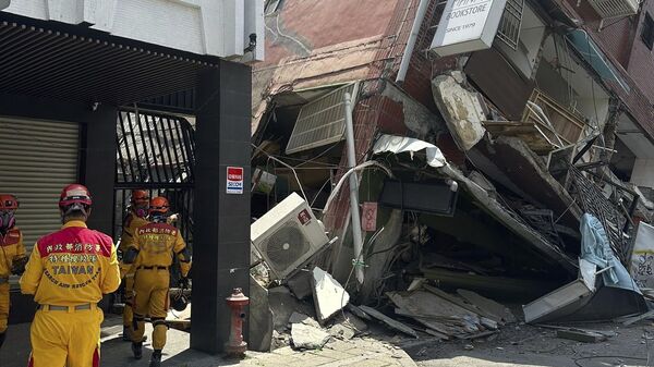 Consecuencias del terremoto en Taiwán - Sputnik Mundo