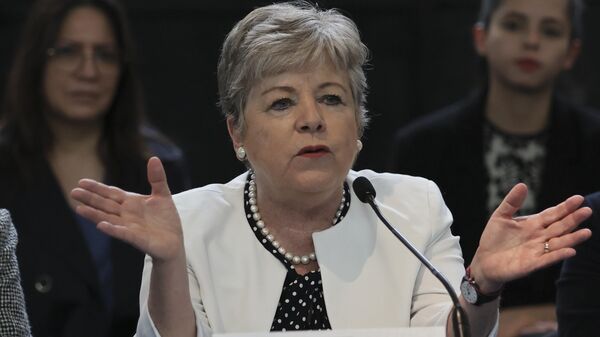 La canciller mexicana, Alicia Bárcena. - Sputnik Mundo
