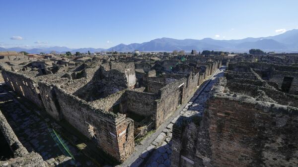 Vista del yacimiento arqueológico de la antigua Pompeya romana - Sputnik Mundo