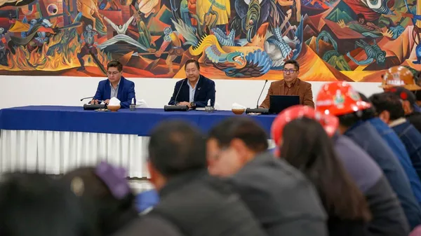 Luis Arce, presidente de Bolivia - Sputnik Mundo