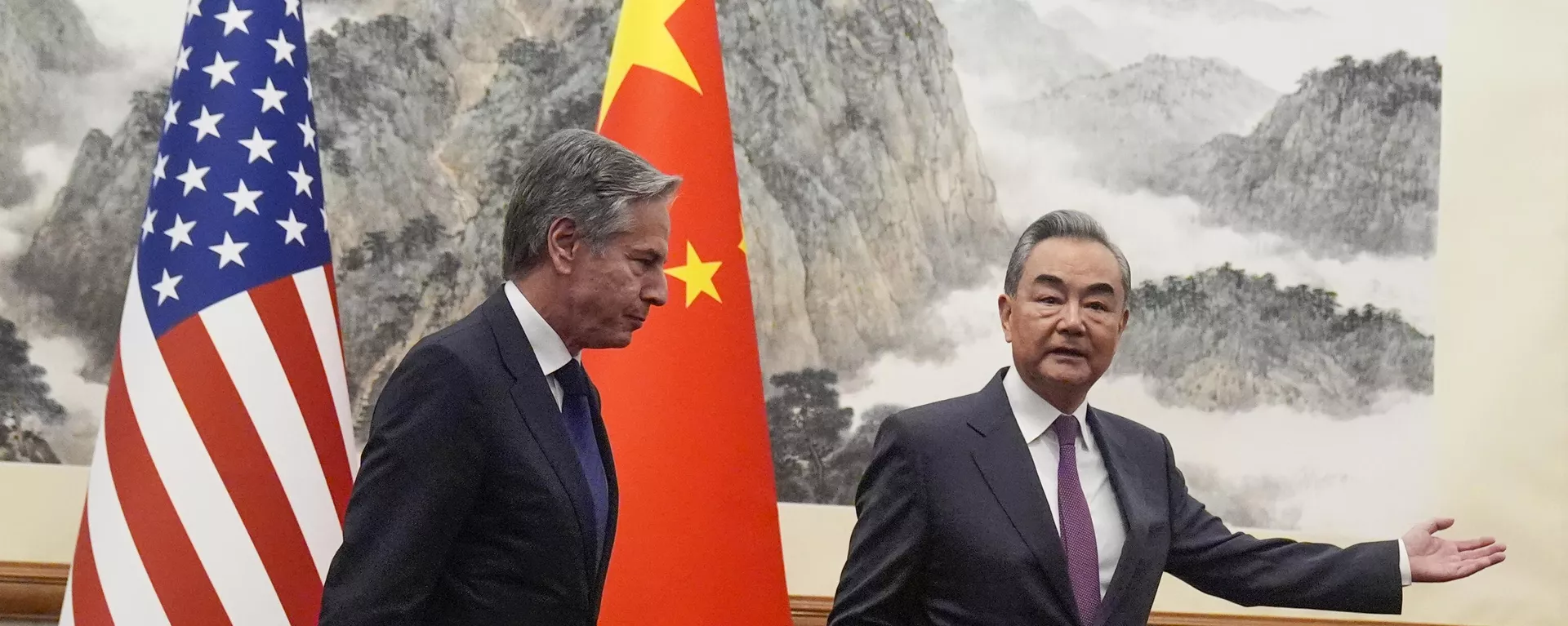 El secretario de Estado de Estados Unidos, Antony Blinken, y el ministro de Exteriores chino, Wang Yi El secretario de Estado de Estados Unidos, Antony Blinken, y el ministro de Exteriores chino, Wang Yi - Sputnik Mundo, 1920, 26.04.2024