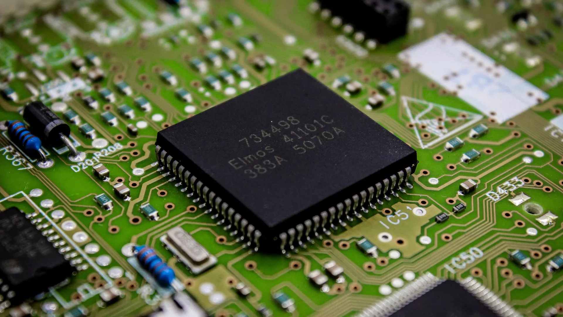 Un microchip (imagen referencial)