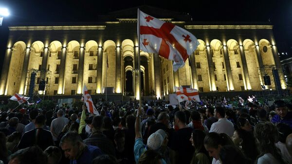 Protestas en Georgia  - Sputnik Mundo