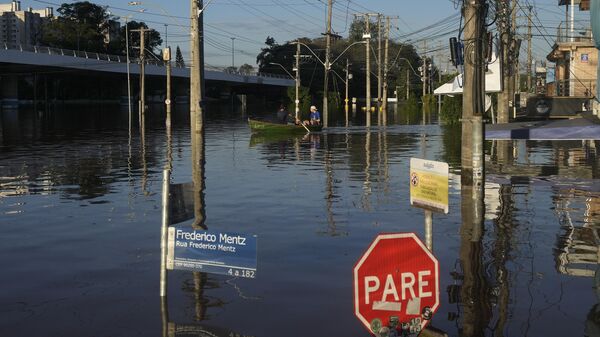 Inundaciones en Brasil - Sputnik Mundo