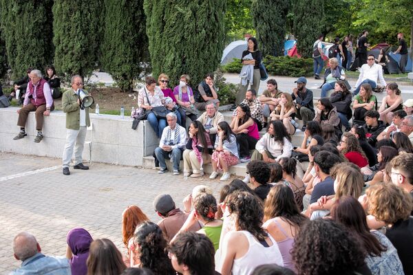 Acampada propalestina campus UCM - Sputnik Mundo