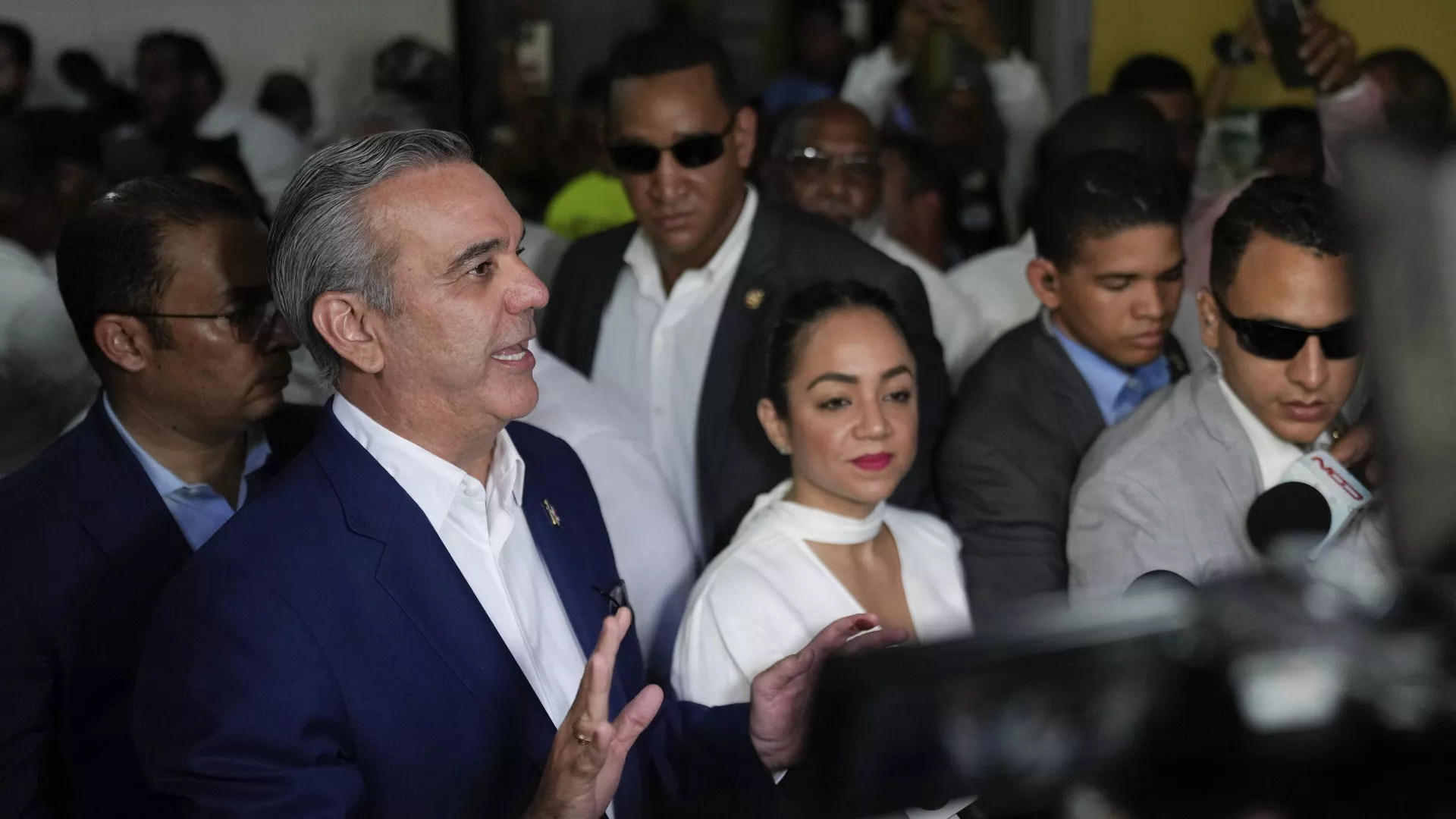 Luis Abinader, el presidente de la República Dominicana