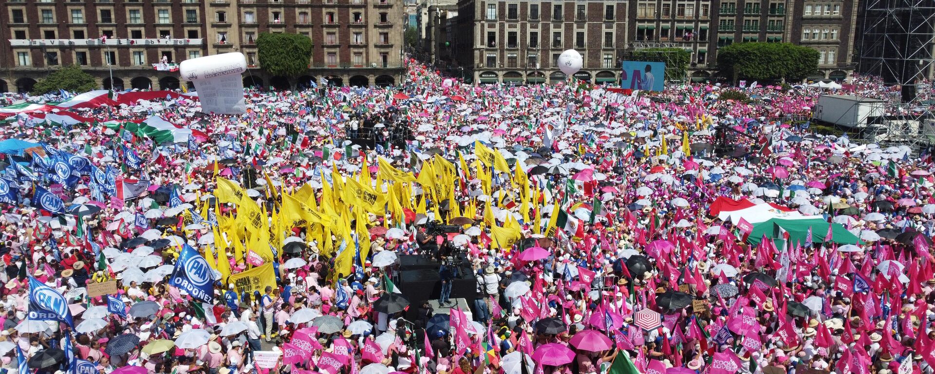 Congregación en el Zócalo de la Ciudad de México - Sputnik Mundo, 1920, 20.05.2024