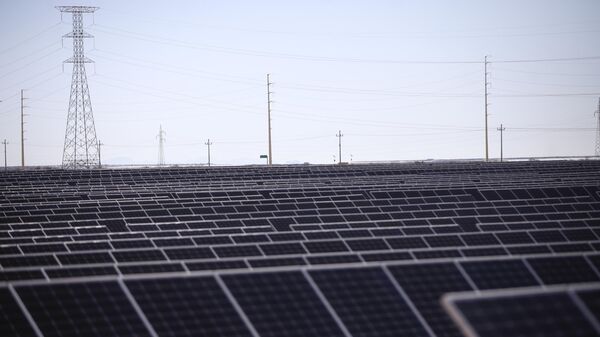 Planta solar de Puerto Peñasco, en México - Sputnik Mundo