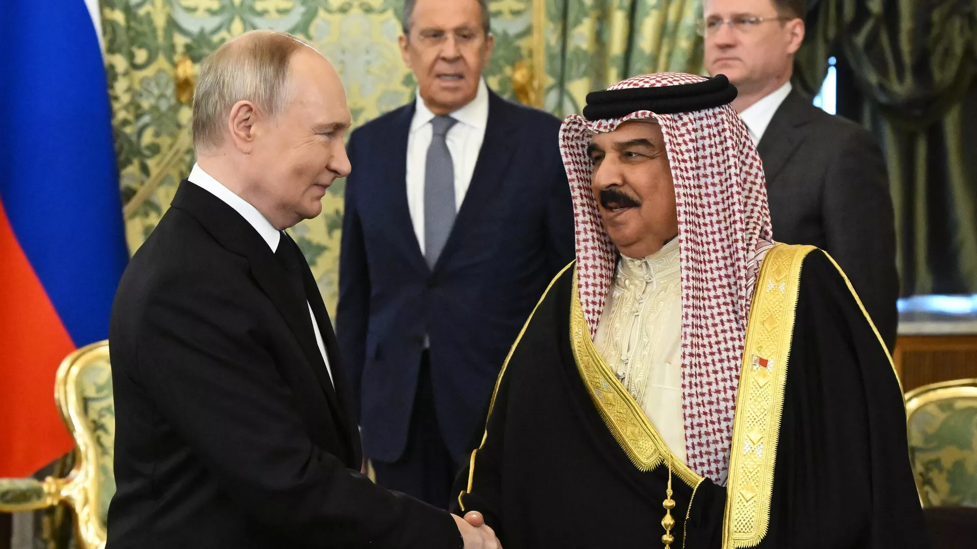 El encuentro del presidente de Rusia, Vladímir Putin, y el rey de Bahréin, Hamad bin Isa Jalifa, en Moscú, el 23 de mayo, 2024 El encuentro del presidente de Rusia, Vladímir Putin, y el rey de Bahréin, Hamad bin Isa Jalifa, en Moscú, el 23 de mayo, 2024 - Sputnik Mundo, 1920, 23.05.2024