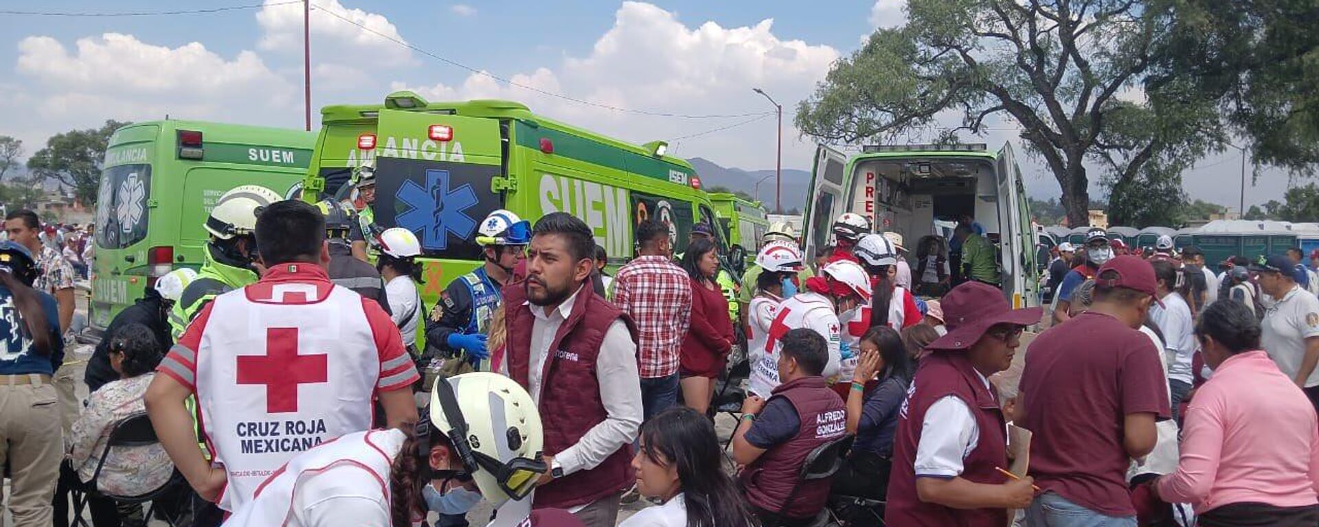 Caída de lona en cierre de campaña en Xonacatlán, Edomex - Sputnik Mundo, 1920, 27.05.2024