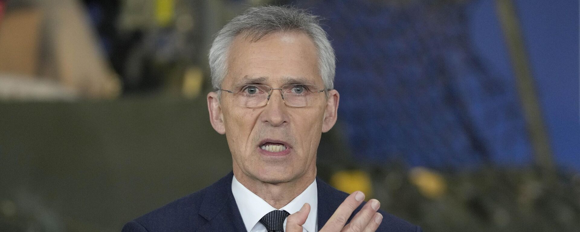 El secretario general de la OTAN, Jens Stoltenberg - Sputnik Mundo, 1920, 18.09.2024