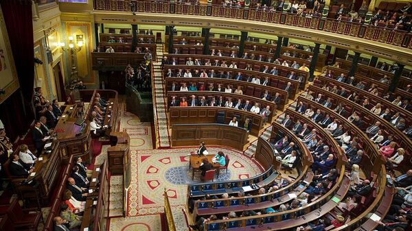 Salón de Plenos del Congreso de España  - Sputnik Mundo