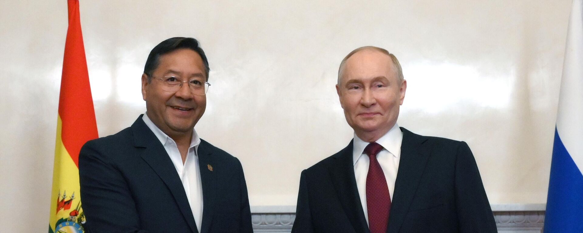 El presidente ruso, Vladímir Putin, se reúne con el mandatario boliviano, Luis Arce  - Sputnik Mundo, 1920, 06.06.2024