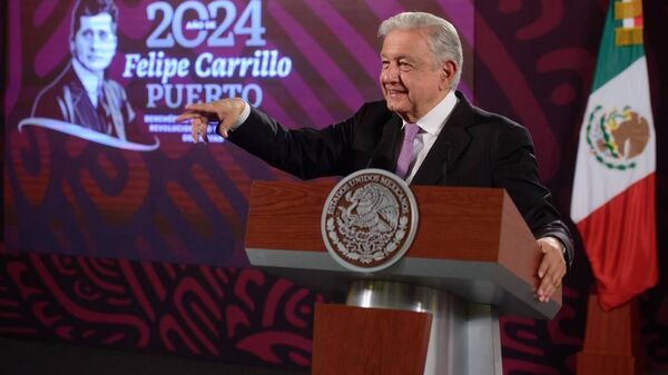 El presidente de México, Andrés Manuel López Obrador. - Sputnik Mundo