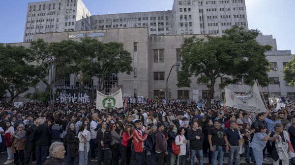 Protestas en Argentina (archivo) - Sputnik Mundo