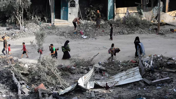 Daños ocasionados por la operación de rescate israelí en Gaza - Sputnik Mundo