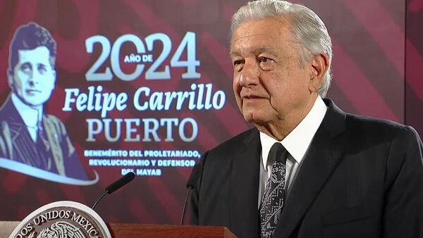 El presidente de México, Andrés Manuel López Obrador. - Sputnik Mundo