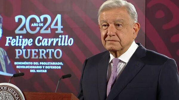 El presidente de México, Andrés Manuel López Obrador. - Sputnik Mundo