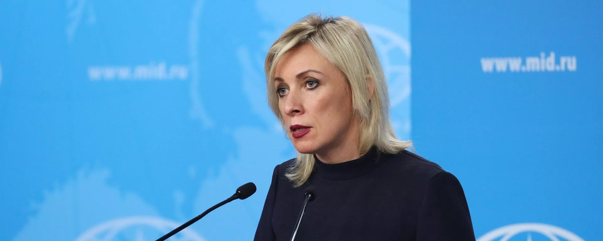 María Zajárova, la vocera del Ministerio de Exteriores de Rusia María Zajárova, la vocera del Ministerio de Exteriores de Rusia - Sputnik Mundo, 1920, 30.12.2024