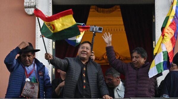 Luis Arce, presidente de Bolivia - Sputnik Mundo