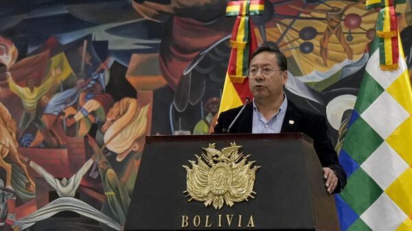 Luis Arce, presidente de Bolivia - Sputnik Mundo