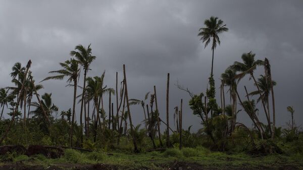 El remanente de la tormenta tropical Beryl sigue su camino sobre el Caribe, el 9 de julio, 2018 - Sputnik Mundo