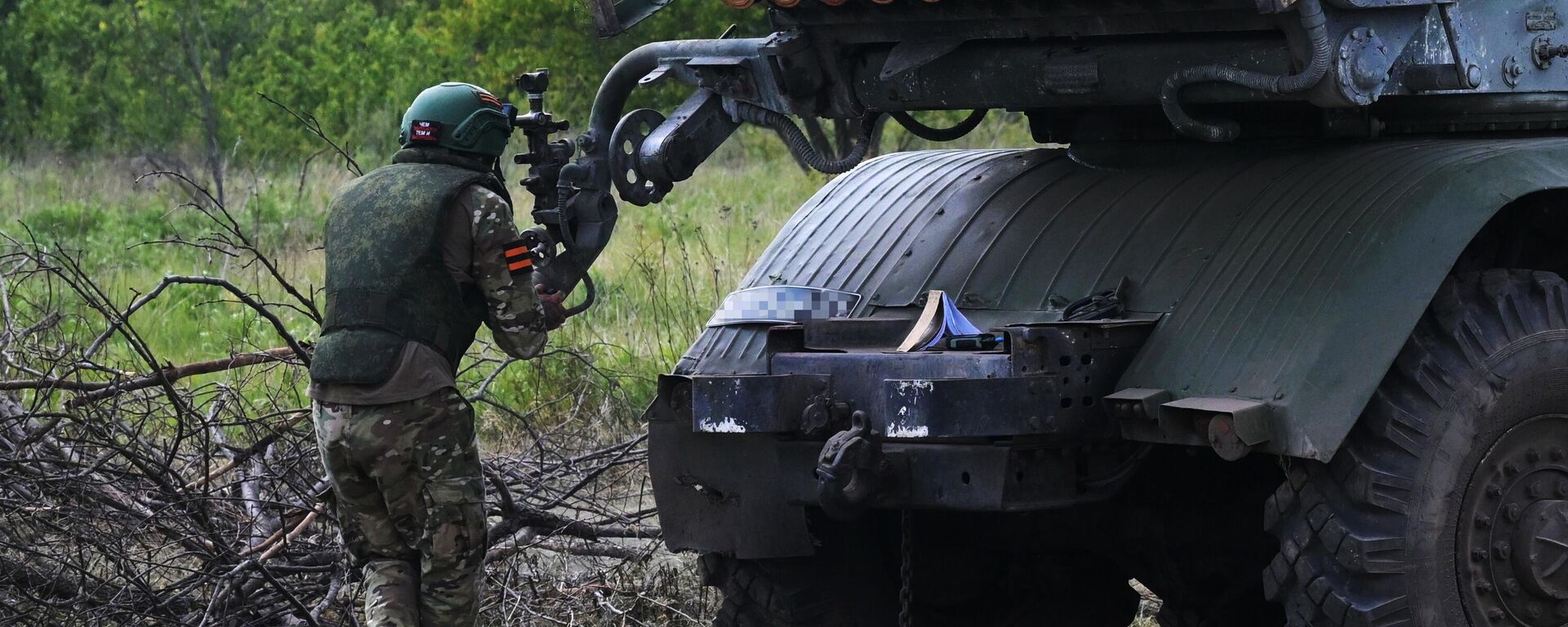 Un soldado ruso en la zona de la operación militar especial  - Sputnik Mundo, 1920, 05.07.2024