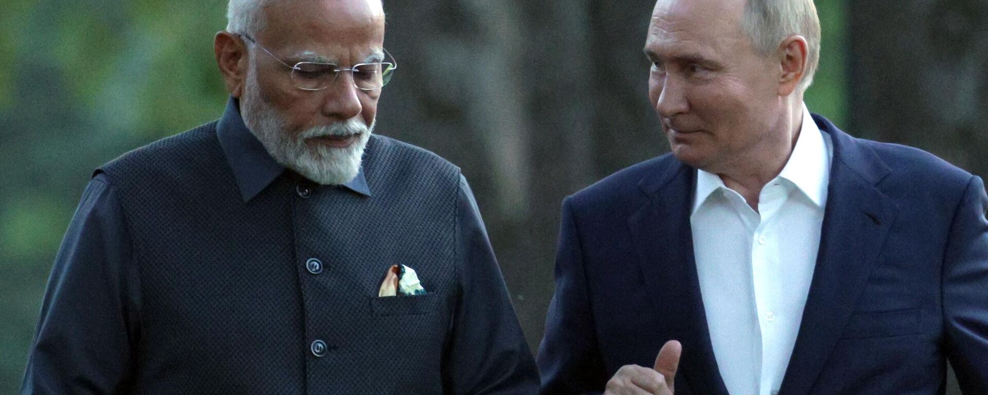 El primer ministro de la India, Narendra Modi, y el presidente ruso Vladímir Putin - Sputnik Mundo, 1920, 08.07.2024