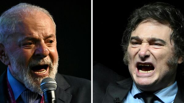 Lula da Silva y Javier Milei  - Sputnik Mundo