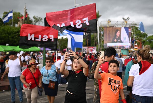 El 19 de julio de 1979 marcó la historia de Nicaragua hasta el día de hoy.En la foto: las celebraciones en Managua, capital nicaragüense. - Sputnik Mundo