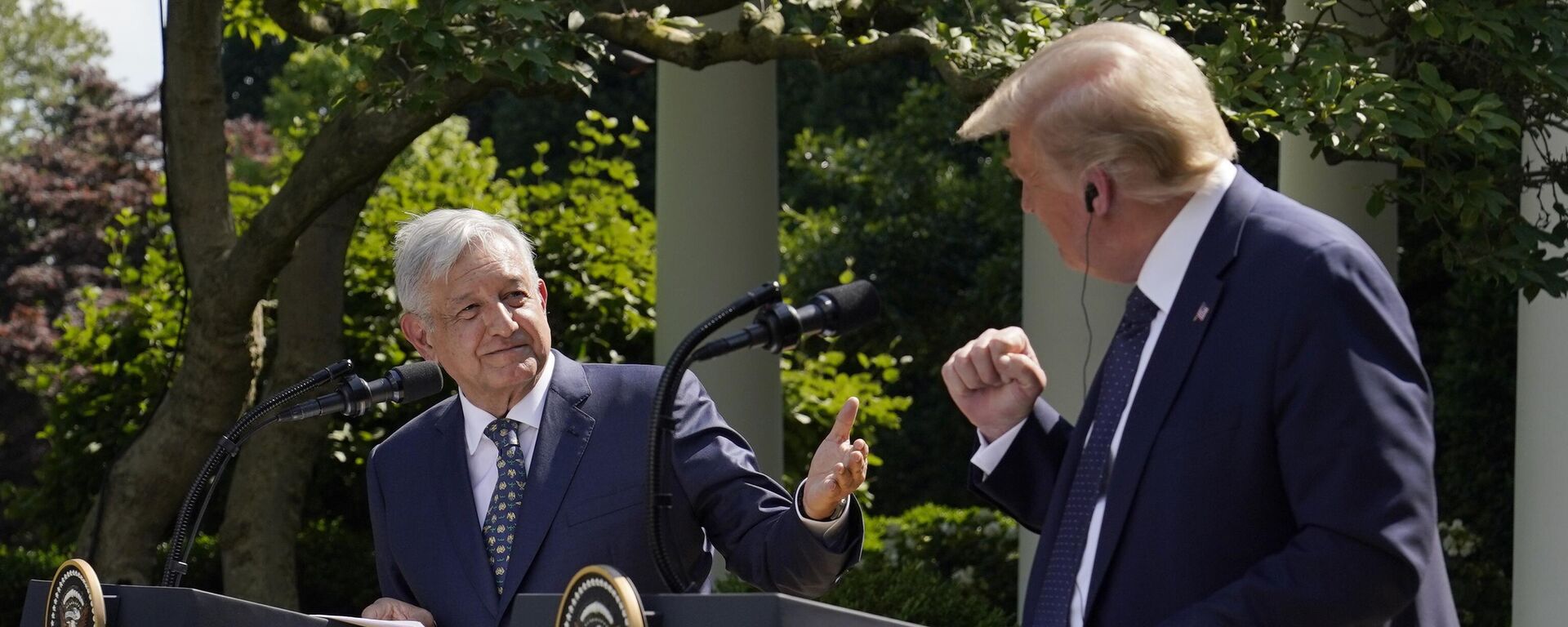 Andrés Manuel López Obrador y Donald Trump - Sputnik Mundo, 1920, 21.07.2024