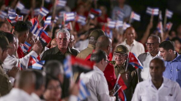 Conmemoración en Cuba del aniversario de los atentados que iniciaron la lucha contra la dictadura - Sputnik Mundo