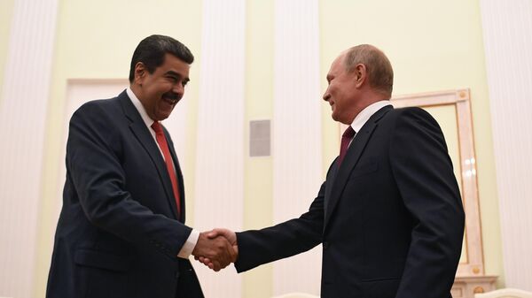 Los mandatarios de Venezuela y Rusia, Nicolás Maduro y Vladímir Putin - Sputnik Mundo