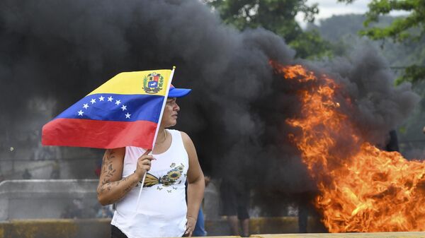 Protestas en Venezuela - Sputnik Mundo