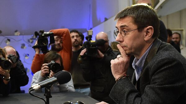 Juan Carlos Monedero, ex dirigente del partido español Podemos.  - Sputnik Mundo