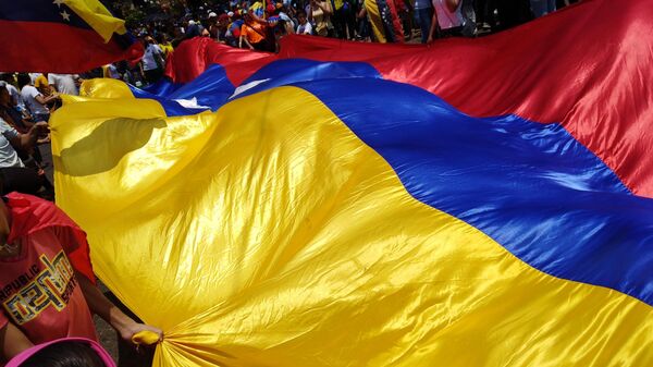 Marcha prooficialista en Venezuela (archivo) - Sputnik Mundo