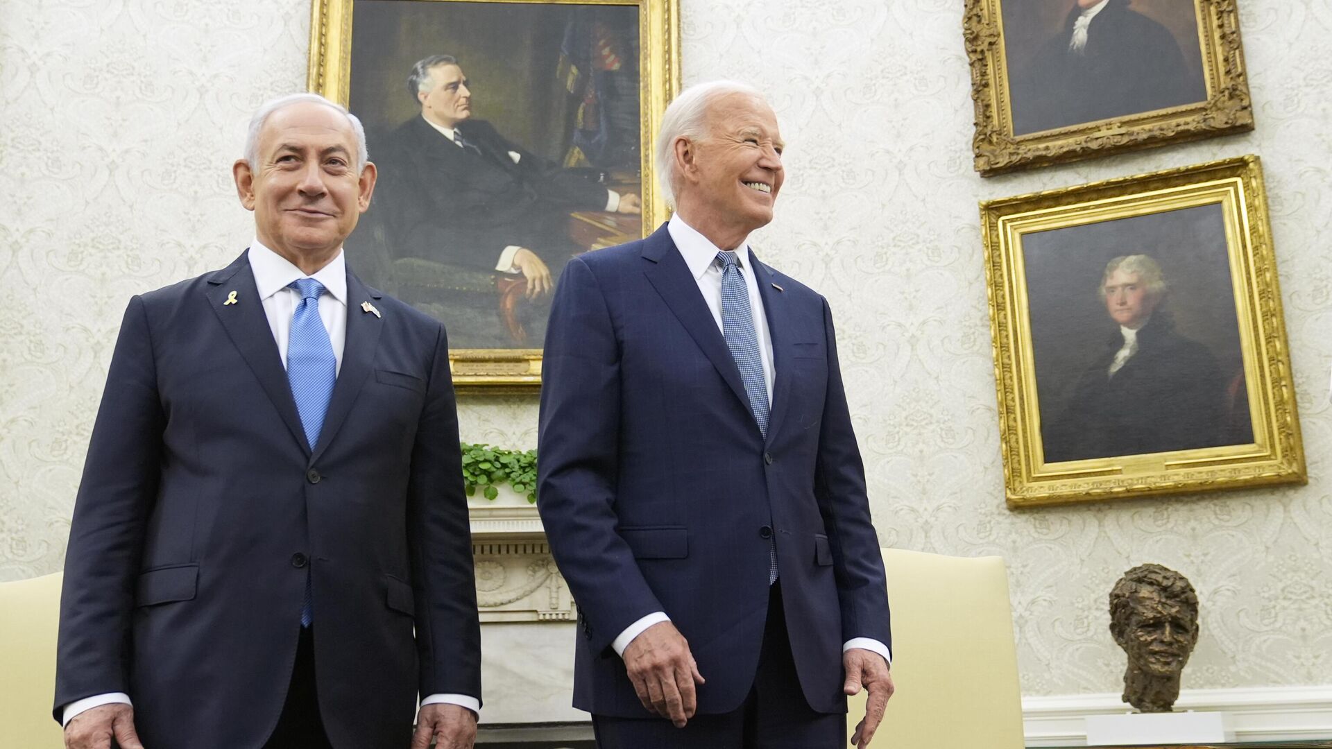 Benjamín Netanyahu y Joe Biden se reúnen en la Casa Blanca (archivo) - Sputnik Mundo, 1920, 14.01.2025